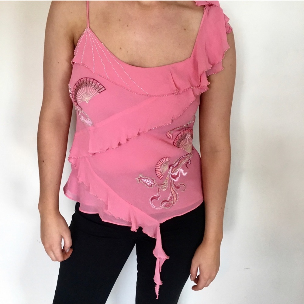 Karen Millen Japanese Party Top (Sz 8)